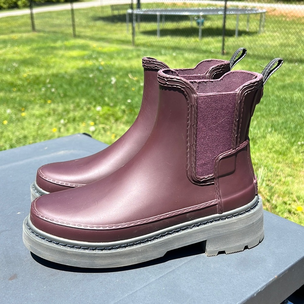 Women’s Purple Chelsea Hunter Boots
